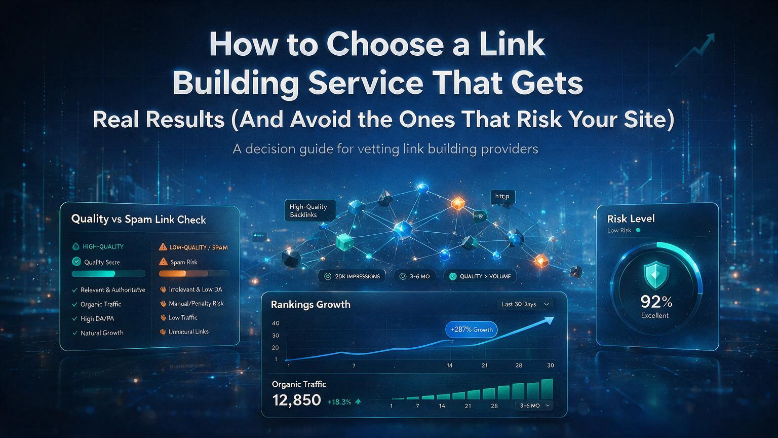 Link building service hero image - choosing a backlink service that gets real results