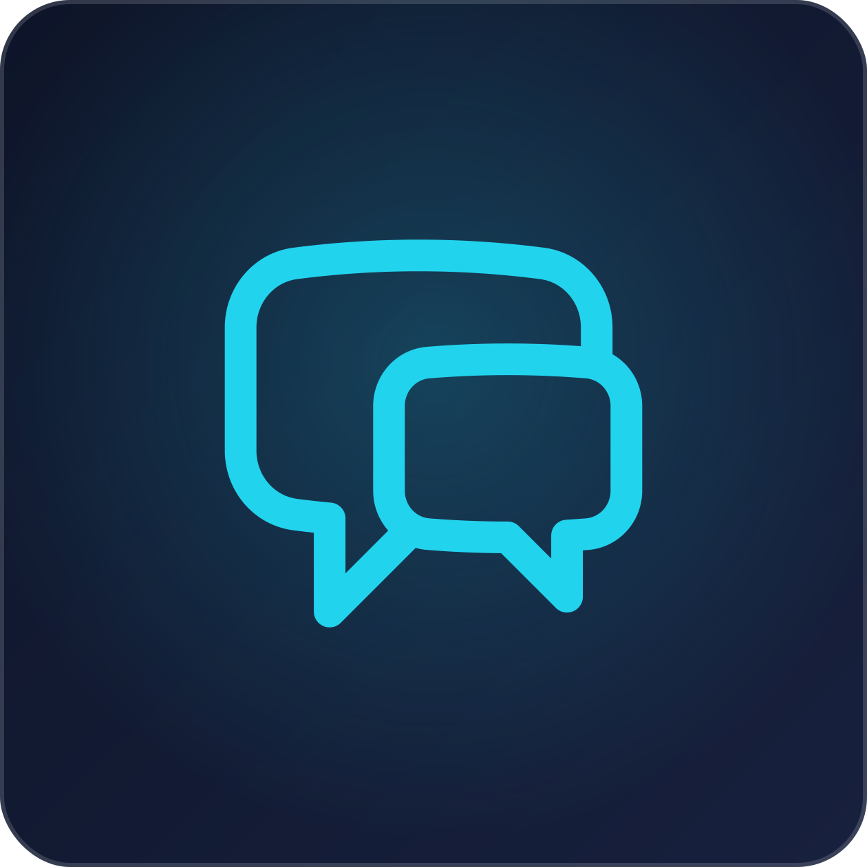 Initial consultation chat icon