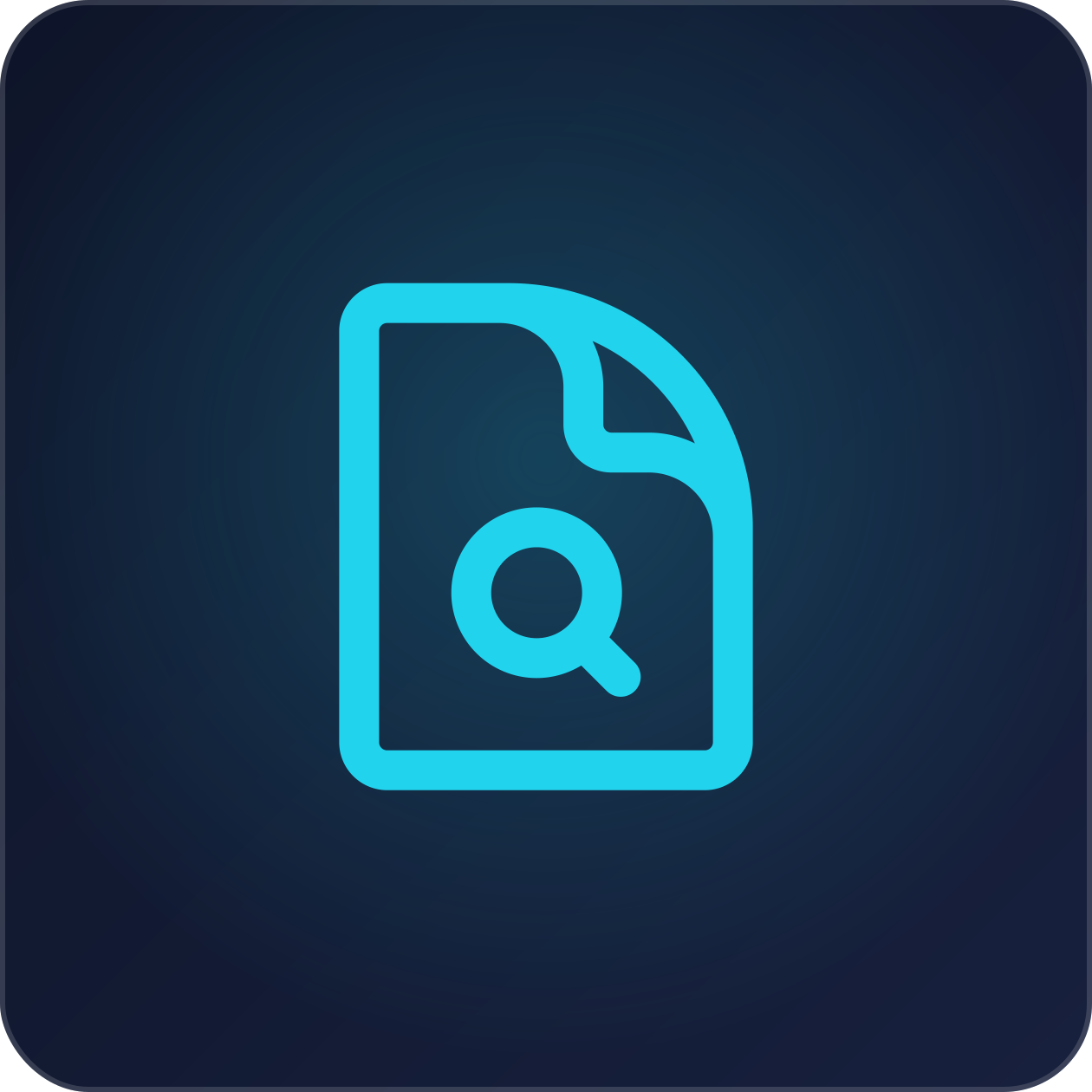 On-page optimization document icon