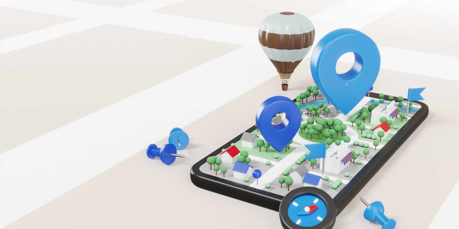 Digital marketer analyzing local SEO map and analytics to boost business leads local SEO business leads